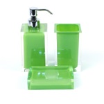 Gedy RA500-04 Green Accessory Set of Thermoplastic Resins with 3 Pieces